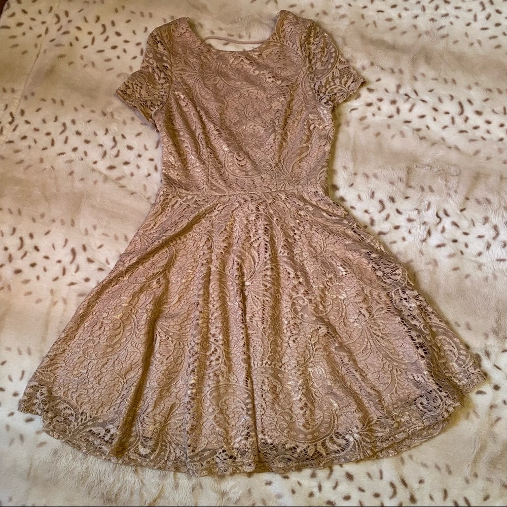 Impressions Dusty Rose Dress